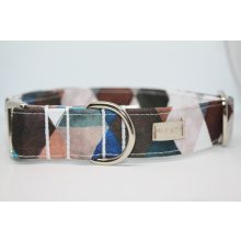 Sokszínű kockás elegáns pamut Manó nyakörv