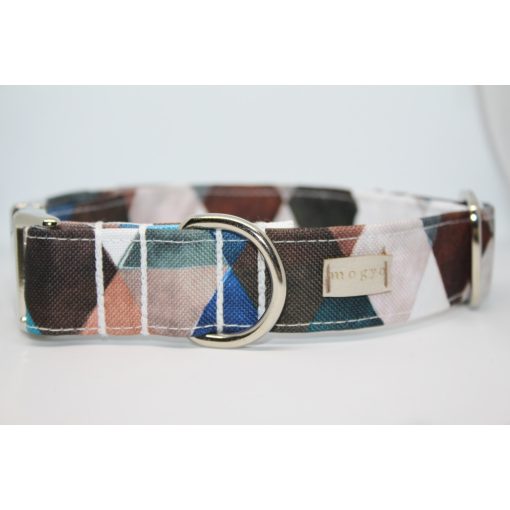 Sokszínű kockás elegáns pamut Manó nyakörv