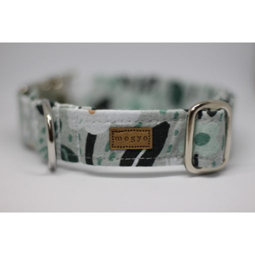 Szürke virágos elegáns pamut Milla nyakörv