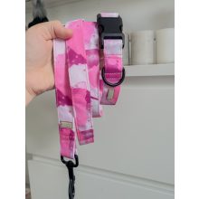 Rózsaszín elegáns vízlepergető Beki póráz