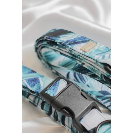 Kék trópusi leveles elegáns vízlepergető Boomer nyakörv