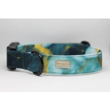 Kék márványos elegáns vízlepergető Noel nyakörv